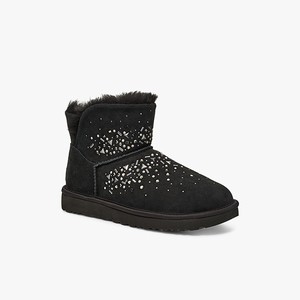 Ugg Classic Galaxy Bling Mini Stövlar Dam Svarta (794521WXV)